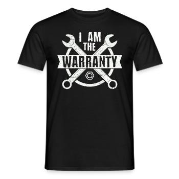 Je suis la garantie Électricien de chantier, Artisan - T-shirt homme - noir - Devant - AI Model Male 178 light (178cm)