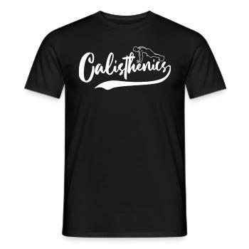Gymnastique suédoise Entraînement de rue Gymnastique Fitness - T-shirt homme - noir - Devant - AI Model Male 178 light (178cm)