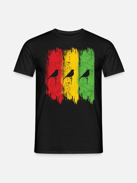 Rastafari Musik Vibes Only Rasta Jamaika Reggae - Männer T-Shirt - Schwarz