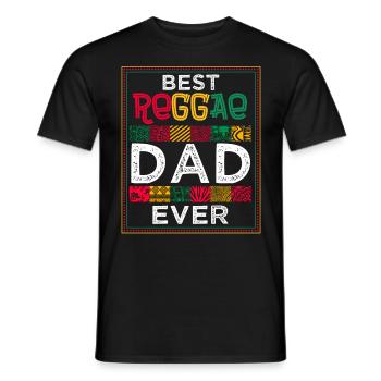 Rastafari Music Vibes Only Rasta Jamaica Reggae - Men's T-Shirt - black - Front - AI Model Male 178 light (178cm)