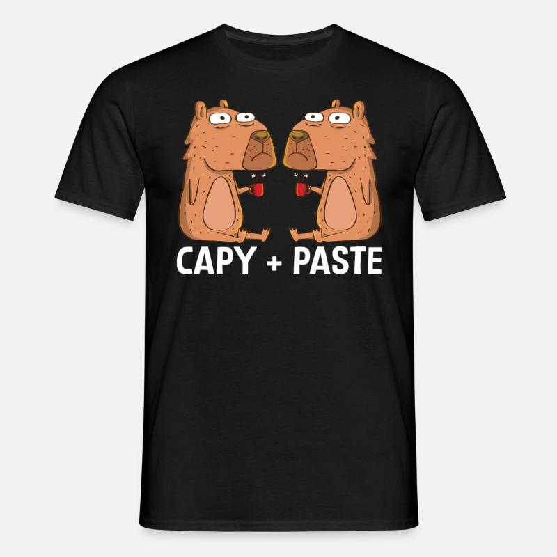 Programmer Wombat Software Computer PC - Men's T-Shirt - black