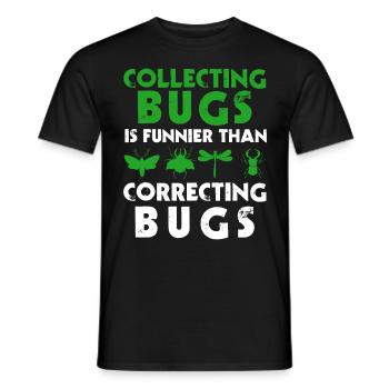 IT Geek, PC Accessories Storage Devices Evolution - Men's T-Shirt - black - Front - AI Model Male 178 light (178cm)