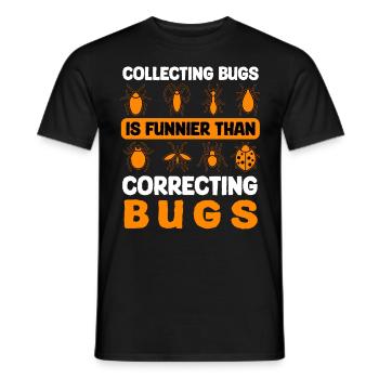 IT Geek, PC Accessories Storage Devices Evolution - Men's T-Shirt - black - Front - AI Model Male 178 light (178cm)