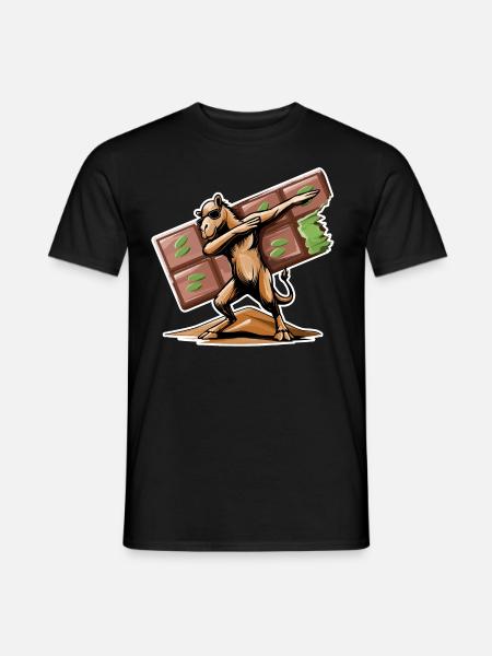 Dabbing Dromedary & Dubai Chocolate - Men's T-Shirt - black