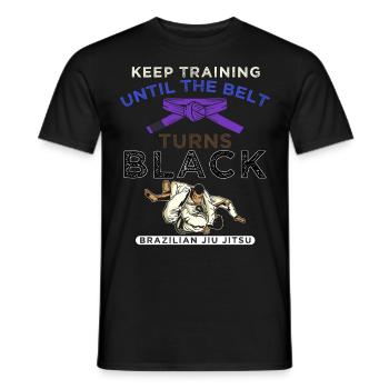 Motivation Martial Arts Brazilian Jiu-Jitsu - Men's T-Shirt - black - Front - AI Model Male 178 light (178cm)