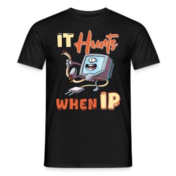 IT Geek, PC Accessories Storage Devices Evolution - Men's T-Shirt - black - Front - AI Model Male 178 light (178cm)