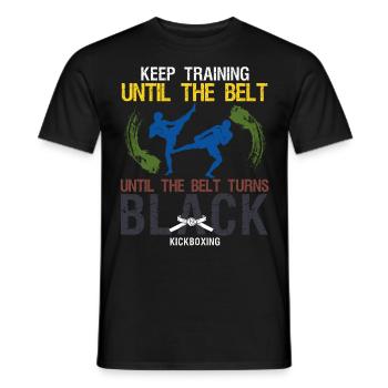 Kickboxer Martial Arts Kickboxing Kickboxen - Männer T-Shirt - Schwarz - Vorne - AI Model Male 178 light (178cm)