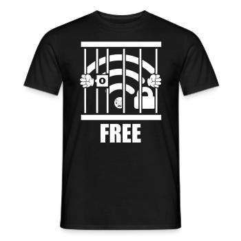 IT Geek, PC Accessories Storage Devices Evolution - Men's T-Shirt - black - Front - AI Model Male 178 light (178cm)