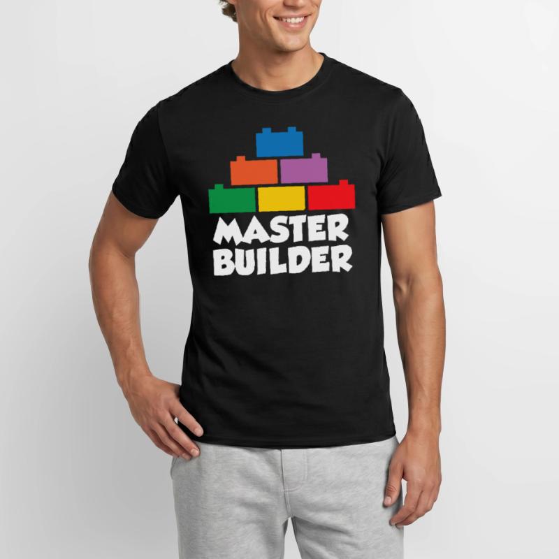 Brick Builder Brick Building Master Builder Men’s T-shirt