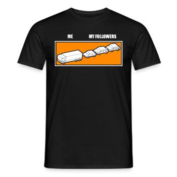 Je veux dire les suiveurs drôle de camionneur chauffeur de camion - T-shirt homme - noir - Devant - AI Model Male 178 light (178cm)