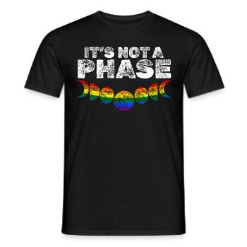 Nice "Against Racism" - Men's T-Shirt - black - Front - AI Model Male 178 light (178cm)