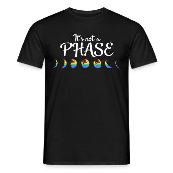 LGBTQIA+ Lesbiennes, Gays, Egalité - T-shirt homme - noir - Devant - AI Model Male 178 light (178cm)