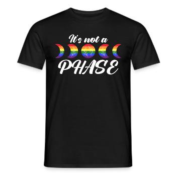 LGBTQIA+ Lesbiennes, Gays, Egalité - T-shirt homme - noir - Devant - AI Model Male 178 light (178cm)