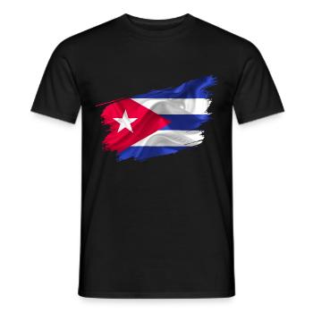Cuba Drapeau Cuba pays - T-shirt homme - noir - Devant - AI Model Male 178 light (178cm)