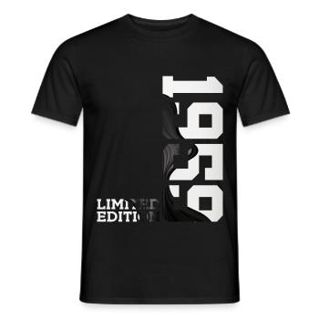 ÉDITION LIMITÉE 67E ANNIVERSAIRE 1959 - T-shirt homme - noir - Devant - AI Model Male 178 light (178cm)