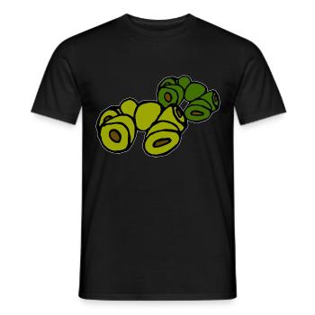 diverses olives - T-shirt homme - noir - Devant - AI Model Male 178 light (178cm)