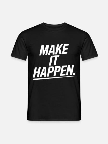Go for it! - Men's T-Shirt - black