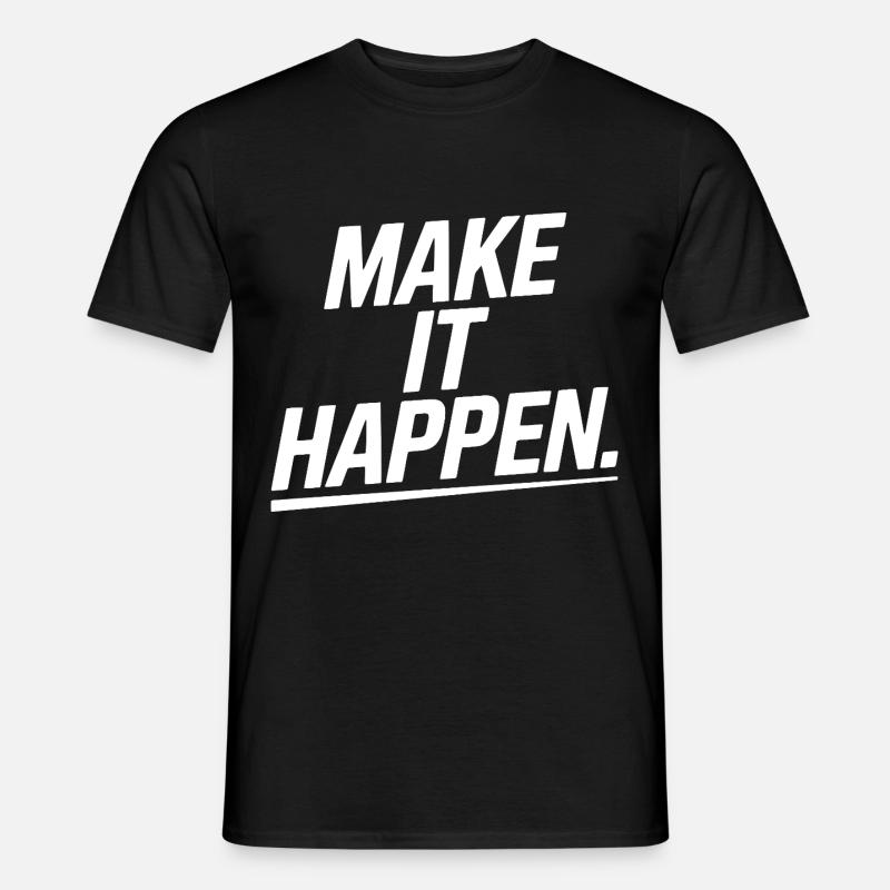 Go for it! - Men’s T-shirt - black