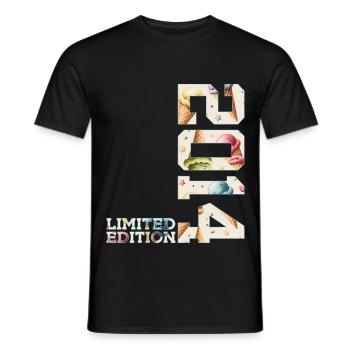 SOMMER LIMITED EDITION 2014 EIS 12. GEBURTSTAG - T-shirt homme - noir - Devant - AI Model Male 178 light (178cm)
