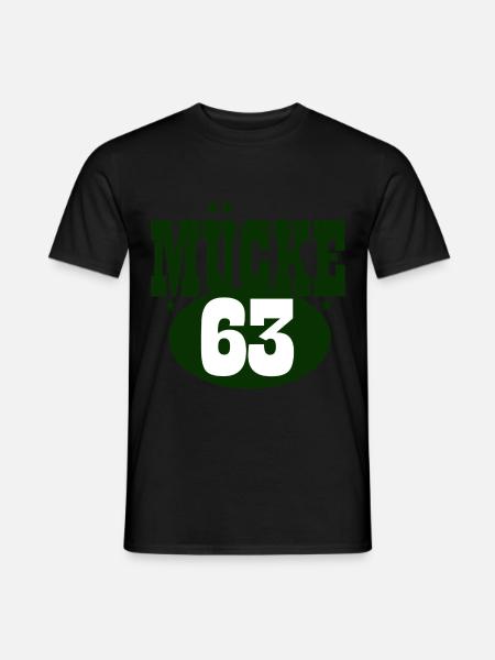 Mücke63 - Männer T-Shirt - Schwarz
