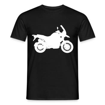 Moto Lifestyle / Moto / Moto motard - T-shirt homme - noir - Devant - AI Model Male 178 light (178cm)
