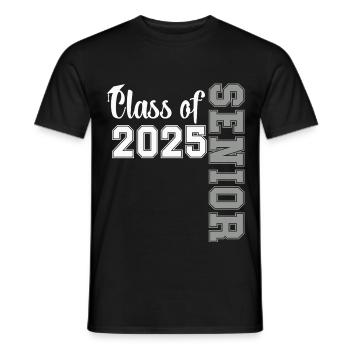 Class of 2025 Senior Graduation Pride Gift - Männer T-Shirt - Schwarz - Vorne - AI Model Male 178 light (178cm)