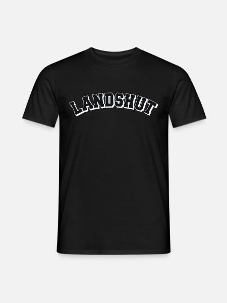 Landshut College - Männer T-Shirt - Schwarz