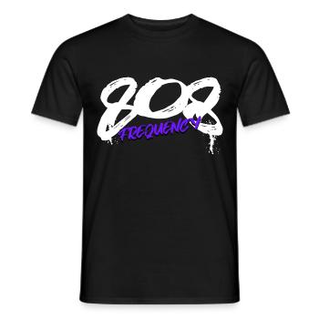 808 Synthétiseur Boîte à Rythmes Analogique - T-shirt homme - noir - Devant - AI Model Male 178 light (178cm)
