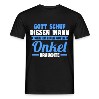 Patenonkel Pate Onkel - Männer T-Shirt - Schwarz - Vorne - AI Model Male 178 light (178cm)