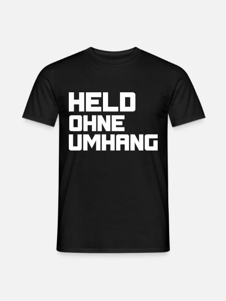 Hero without cape - Men's T-Shirt - black