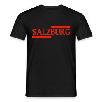 Salzburg - Männer T-Shirt - Schwarz - Vorne - AI Model Male 178 light (178cm)