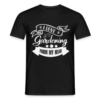 Jardiniers amateurs, jardiniers de fruits et légumes - T-shirt homme - noir - Devant - AI Model Male 178 light (178cm)
