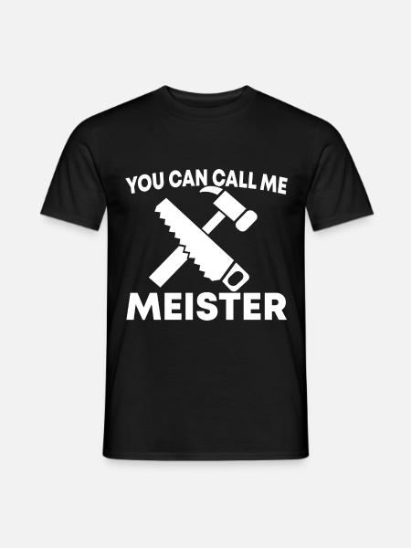 Handwerker Schreiner Zimmermann Geschenk - Mænd T-shirt - sort