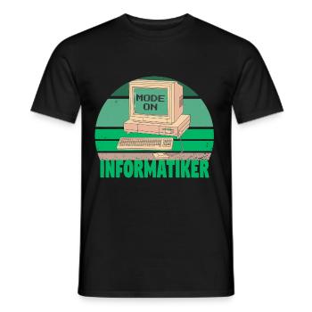 Informatik Computer Programmierer Entwickler Coder - Männer T-Shirt - Schwarz - Vorne - AI Model Male 178 light (178cm)