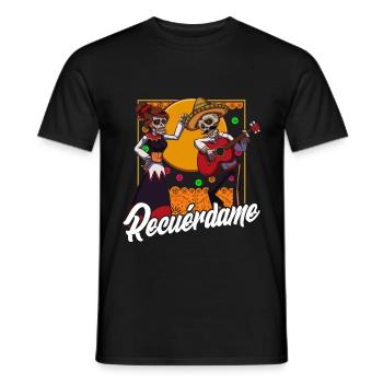 Tag Der Toten - Männer T-Shirt - Schwarz - Vorne - AI Model Male 178 light (178cm)