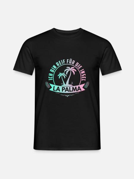 Urlaub – Shirt La Palma Männerreise Geschenk - Männer T-Shirt - Schwarz