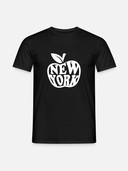 Big Apple New York NYC - Men's T-Shirt - black