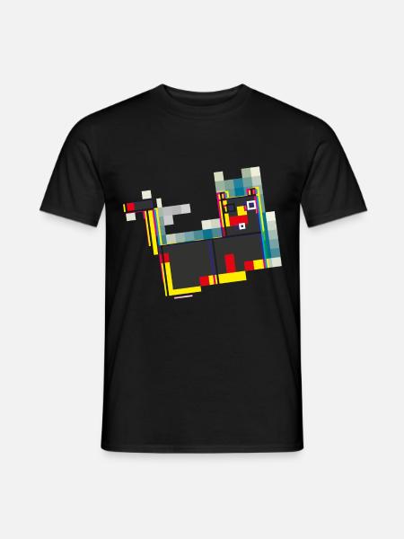 CAT FOUR - Men's T-Shirt - black