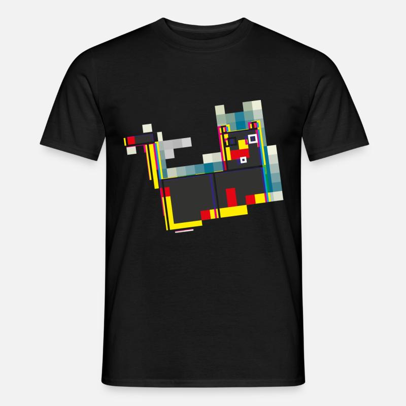 CAT FOUR - Männer T-Shirt - Schwarz