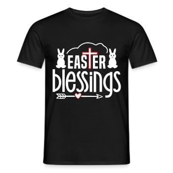 Easter - Celebrate the Resurrection of Jesus - Men's T-Shirt - black - Front - AI Model Male 178 light (178cm)
