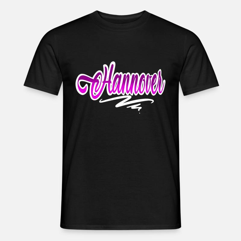 Hannover - Männer T-Shirt - Schwarz