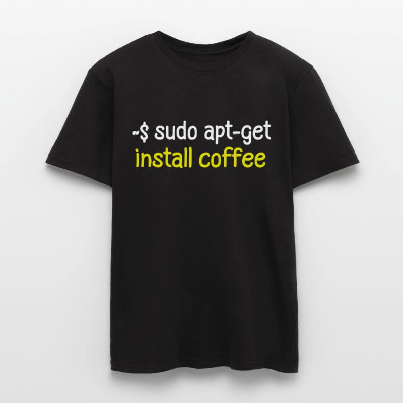 Programmer Tux Coffee Computer Scientist Developer Men's T-Shirt