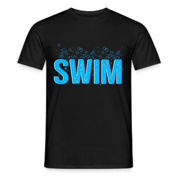 Nager - T-shirt homme - noir - Devant - AI Model Male 178 light (178cm)