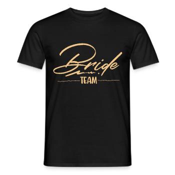 Équipe Bride - T-shirt homme - noir - Devant - AI Model Male 178 light (178cm)