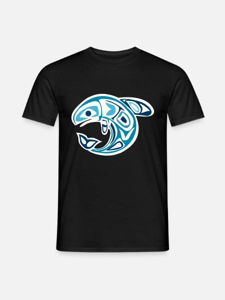 whale - Men's T-Shirt - black
