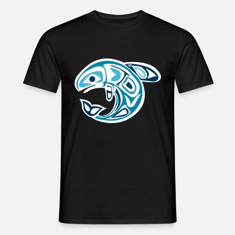 Wal - Männer T-Shirt - Schwarz
