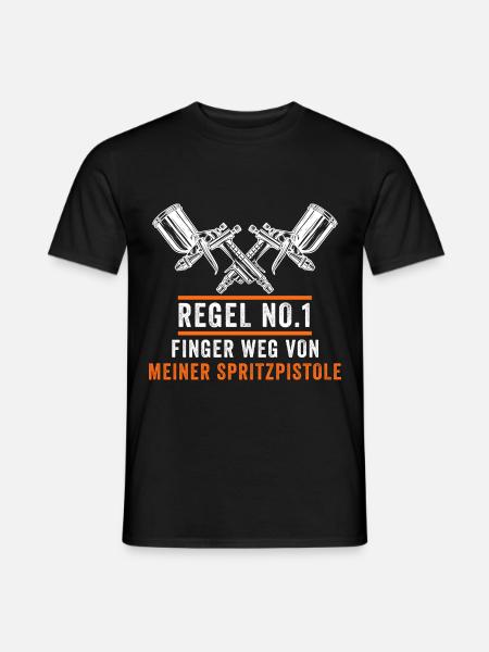 Fahrzeuglackierer Lackiererei Lackierer - Männer T-Shirt - Schwarz