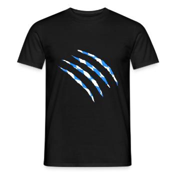 Bayern - Männer T-Shirt - Schwarz - Vorne - AI Model Male 178 light (178cm)