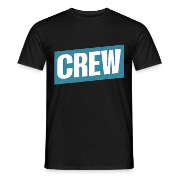 Équipage - T-shirt homme - noir - Devant - AI Model Male 178 light (178cm)