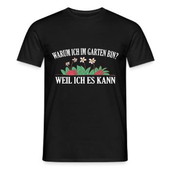 Gartenarbeit Gartenspruch Gärtner Geschenkidee - Männer T-Shirt - Schwarz - Vorne - AI Model Male 178 light (178cm)